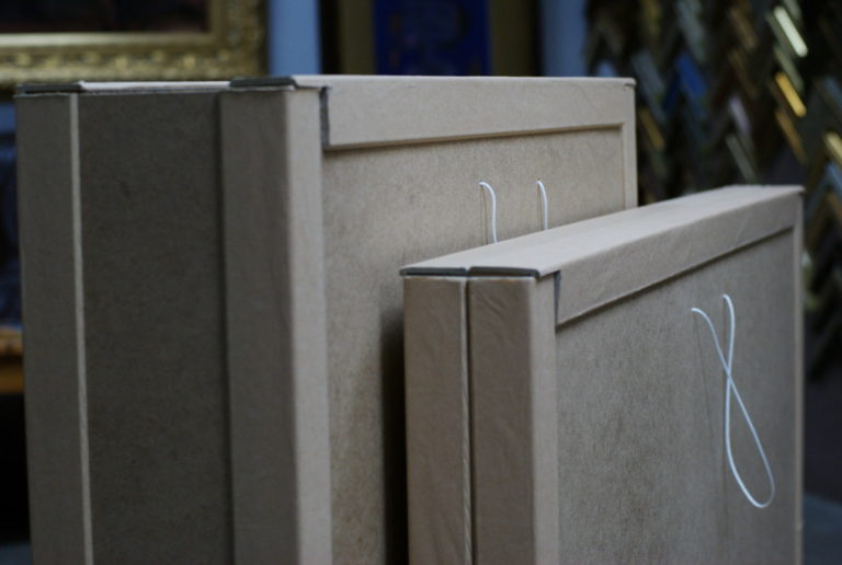 упаковать картину для перевозки