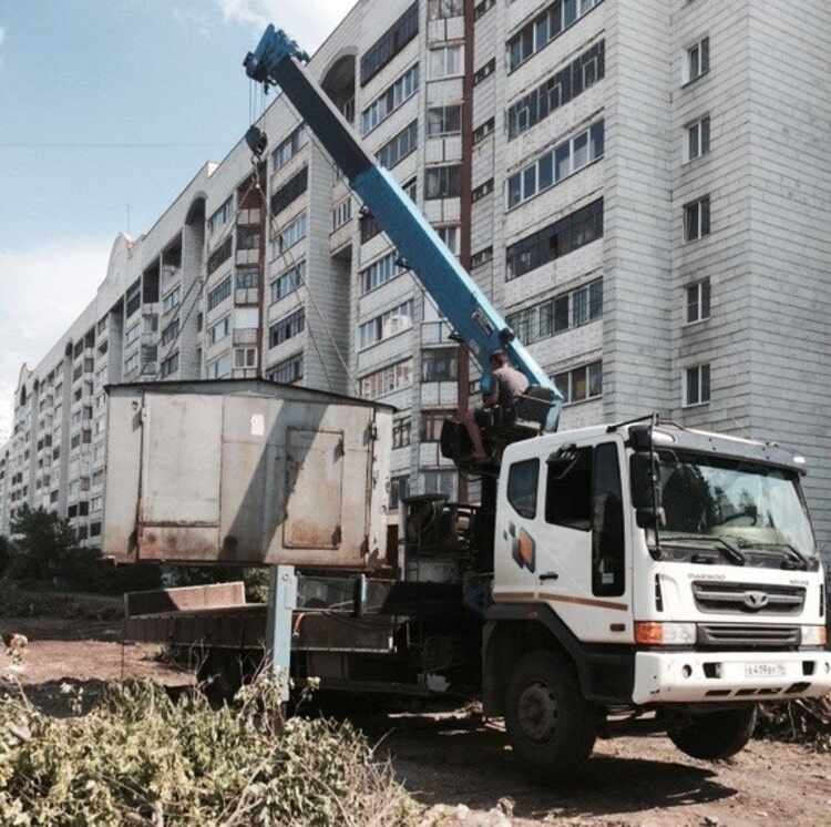 как перевезти гараж 4х6