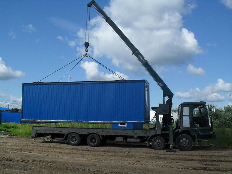 перевозка вагончиков бытовок