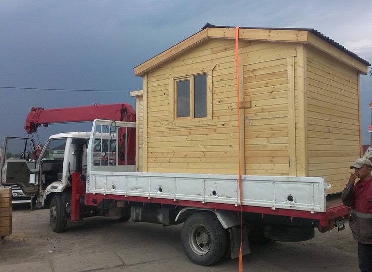 услуги перевозки бытовок