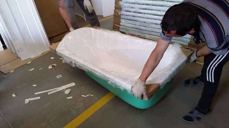 как правильно упаковывать и перевозить сантехнику